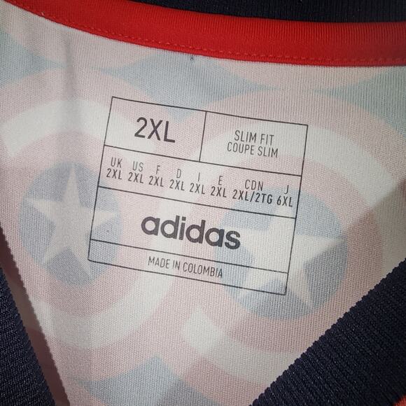 Adidas Marvel Captain America MLS Jersey men's 2XL-NEW - Picture 4 of 6